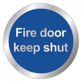 Safety Sign Fire Door Keep Shut 76mm RDS15 SR11175