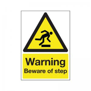 Signs and Labels Safety Sign Warning Beware of Step A5 PVC HA21451R