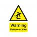 Safety Sign Warning Beware of Step A5 Self-Adhesive HA21451S SR11199