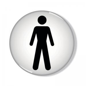 Signs and Labels General Domed Sign Men Symbol 60mm RDS2 SR11236