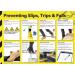 Health and Safety Wallchart - Preventing Slips Trips and Falls FAD130