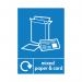 A5 Sign Self Adhesive Mixed Paper and Card (Pack of 5) Y7321006 SR21568