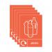 A5 Sign Self Adhesive Plastics Only (Pack of 5) Y7321007 SR21569