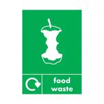 A5 Sign Self Adhesive Food Waste (Pack of 5) Y7321010 SR21572