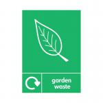 A5 Sign Self Adhesive Garden Waste (Pack of 5) Y7321011 SR21573