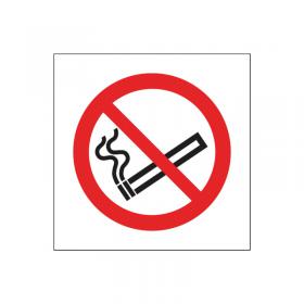 Safety Sign No Smoking Symbol 100x100mm Self-Adhesive (Pack of 5) KP01NS SR71045