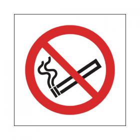 Safety Sign No Smoking Symbol 100x100mm Self-Adhesive (Pack of 5) KP01N/S SR71045