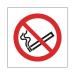 Safety Sign No Smoking Symbol 150x150mm Self-Adhesive P01G/S