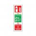 Safety Sign Fire Extinguisher Foam 300x100mm Self-Adhesive F202/S SR71136