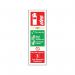 Safety Sign Fire Extinguisher Foam 300x100mm Self-Adhesive F202S SR71136