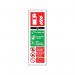 Safety Sign Carbon Dioxide Fire Extinguisher 300x100mm Self-Adhesive F203S SR71138