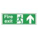 Safety Sign Fire Exit Up 150x450mm Self-Adhesive EB09A/S