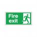 Safety Sign Fire Exit Running Man Right 150x300mm Self-Adhesive E98A/S SR71188