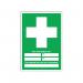Safety Sign First Aid 600x450mm PVC E91AR SR71231