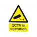 Warning Sign CCTV In Operation PVC 400X300mm CTV3B/R SR71956