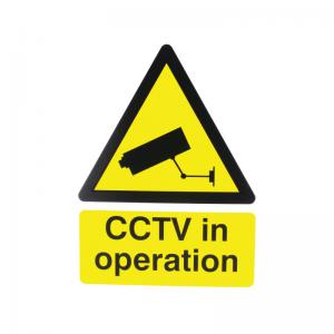 Signs and Labels Warning Sign CCTV In Operation PVC 400X300mm CTV3BR