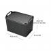 Strata Large Urban Store Basket with Lid 24L Charcoal Grey XW124-CHA-VW SRT05514