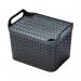 Strata Medium Urban Store Basket with Lid 14L Charcoal Grey XW123-CHA-VW SRT05517