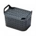 Strata Small Urban Store Basket with Lid 4L Charcoal Grey XW122-CHA-VW SRT05520