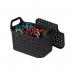 Strata Small Urban Store Basket with Lid 4L Charcoal Grey XW122-CHA-VW SRT05520