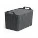 Strata Extra Large Basket with Lid 42L Charcoal Grey XW131-CHA-VW SRT05624
