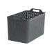 Strata Extra Large Basket with Lid 42L Charcoal Grey XW131-CHA-VW SRT05624