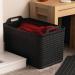 Strata Extra Large Basket with Lid 42L Charcoal Grey XW131-CHA-VW SRT05624