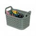 Strata Small Urban Store Basket with Lid 4L Green XW122-LPG-VW SRT05719