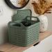 Strata Medium Urban Store Basket with Lid 14L Green XW123-LPG-VW SRT05720