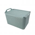 Strata Large Urban Store Basket with Lid 24 Litre Green XW124-LPG-VW SRT05721