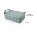 Strata Shallow Basket with Lid 12L Green XW132-LPG-VW SRT05722