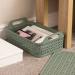 Strata Shallow Basket with Lid 12L Green XW132-LPG-VW SRT05722