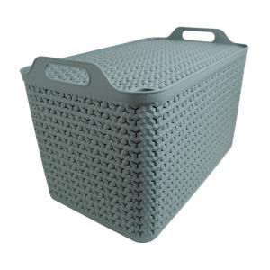 Strata Extra Large Basket with Lid 42L Green XW131-LPG-VW SRT05723