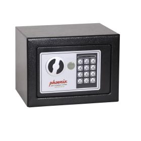 Phoenix Compact Home Office SS0721E Black Security Safe with Electronic Lock SS0721E