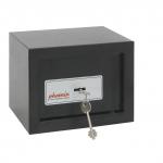 Phoenix Compact Home Office SS0721K Black Security Safe with Key Lock