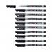 Stabilo Write-4-all Permanent Marker Fine 0.7mm Black (Pack of 10) 156/46 SS13712