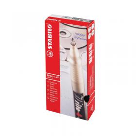 Stabilo Write-4-all Permanent Marker Fine 0.7mm Black (Pack of 10) 15646 SS13712