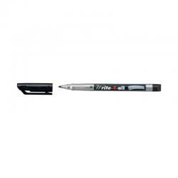 Stabilo Write-4-all Permanent Marker Medium 1.0mm Black (Pack of 10) 14646 SS14646