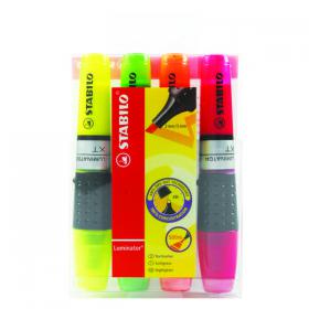 Stabilo Luminator Highlighter Pen Assorted (Pack of 4) 71/4 SS15504