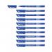 Stabilo Sensor Cushion Tip Fineliner Pen Blue (Pack of 10) 189/41 SS18941