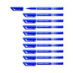Stabilo Sensor F-tip Fineliner Pen Blue (Pack of 10) 189/41 SS18941