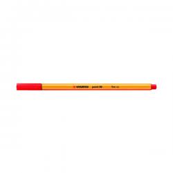 Stabilo Point 88 Fineliner Pen Red 10 Pack 88/40