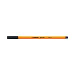 Stabilo Point 88 Fineliner Pen Black (Pack of 10) 88/46 SS21747