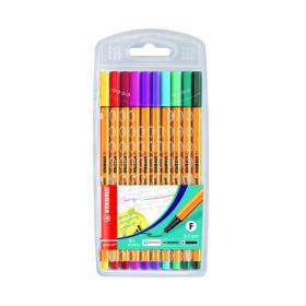 Stabilo Point 88 Fineliner Pen Assorted (Pack of 10) 8810