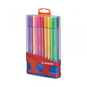 Stabilo Pen 68 Premium Felt Tip Pen Colorparade Assorted (Pack of 20) 6820-03 SS35370