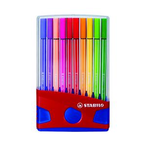 Stabilo Pen 68 Premium Felt Tip Pen Colorparade Assorted Pack of 20