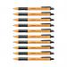 Stabilo Pointball Retractable Ballpoint Pen Black (Pack of 10) 603046 SS43700