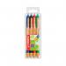 Stabilo Pointball Retractable Ball Pen Assorted (Pack of 4) 60304 SS43726