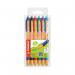 Stabilo Pointball Retractable Ballpoint Pen Assorted (Pack of 6) 60306 SS43728