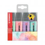 Stabilo Boss Original Highlighter Assorted Pastel (Pack of 4) 70/4-2 SS49286